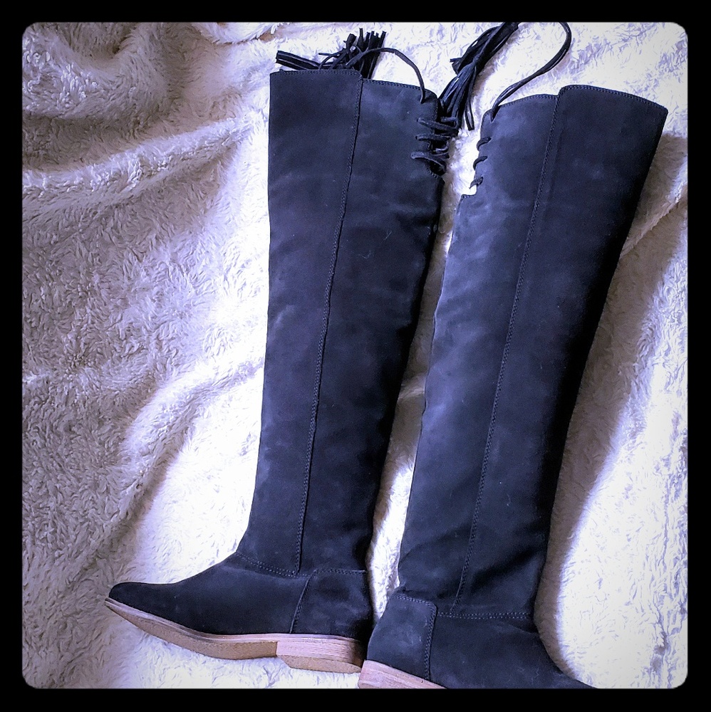 Brand new over the knee boots.